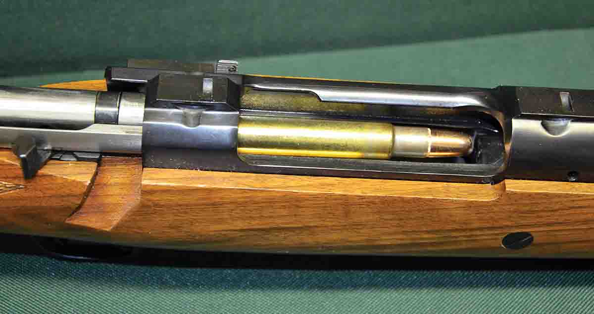 Three .416 Rigby cartridges in the magazine of the Ruger Model 77 Magnum have never been not enough.